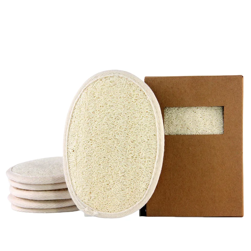 Body Scrub Exfoliating  Shower Scrubber Skin Brush  Cellulite Massager Loofah Mitten oval shape body brush