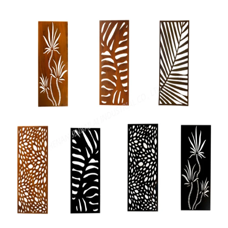 artwork corten steel screen steel privacy screen decorative garden screens