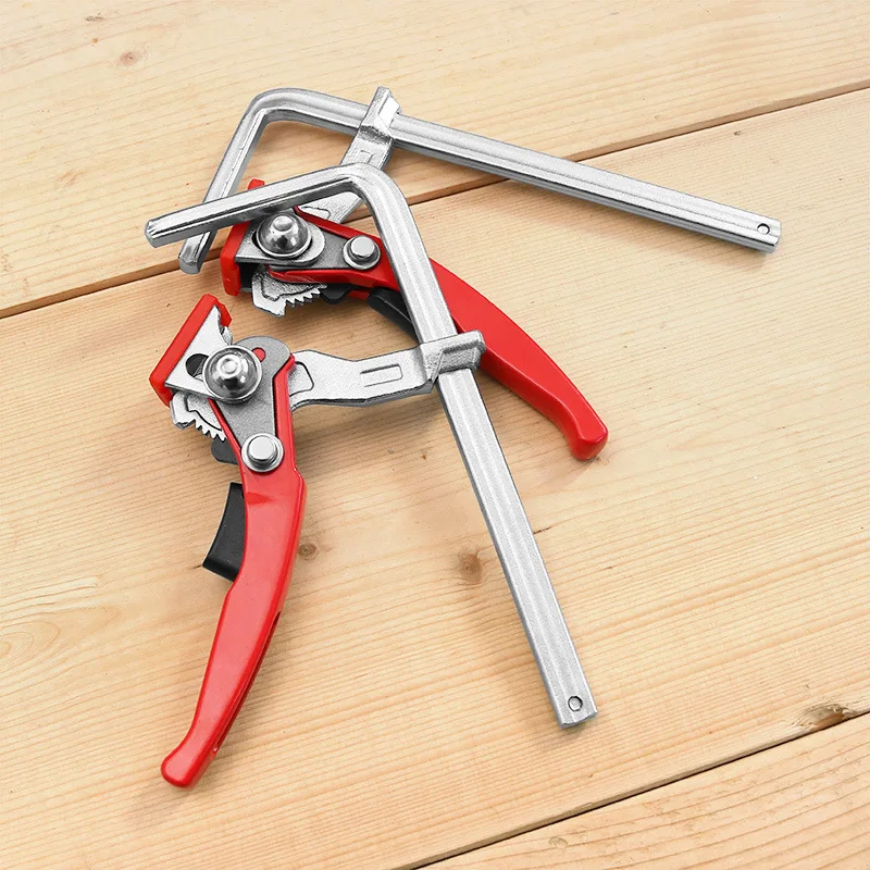 Ratchet Table Clamp Quick Release F style Dovetail Lever clamp Forged Guide rail clamp