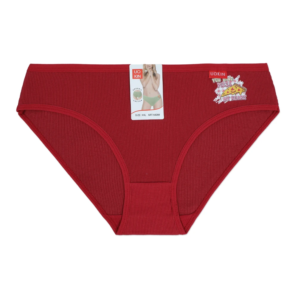 UOKIN Women cotton panties high quality soft thread cotton nickers ladies panties in dozens for adult girls A9288