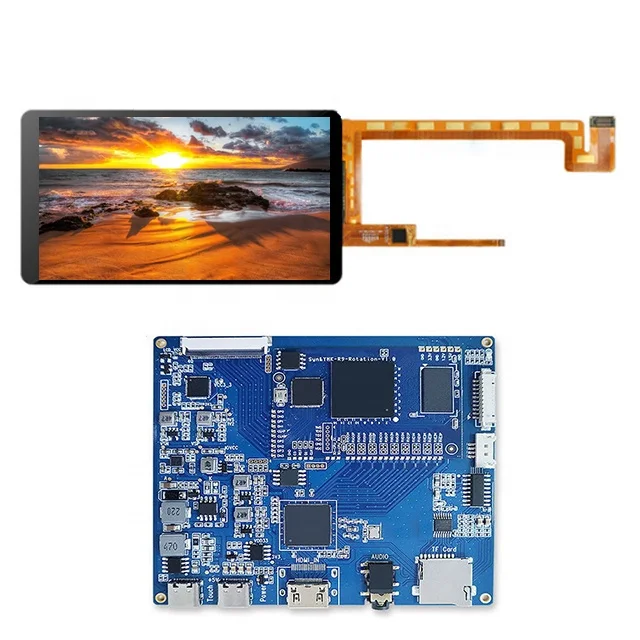 Low price 5.5 inch Sharp LCD Display with 1080*1920 to MIPI board for Raspberry and custom cover lens LS055T1SX01