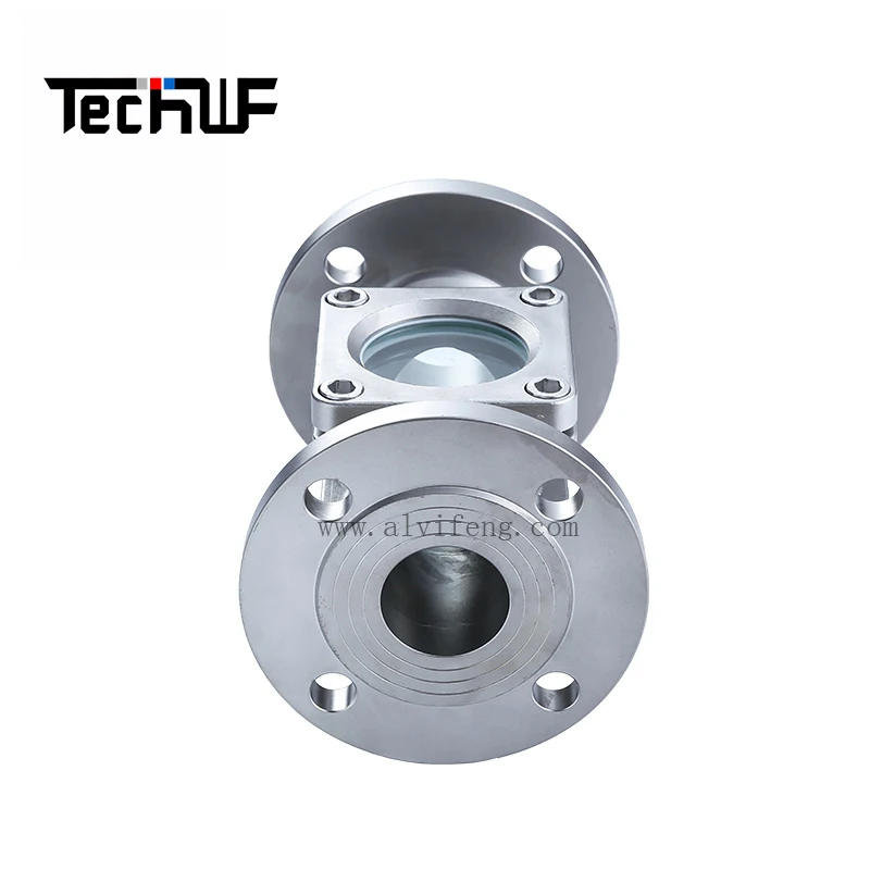 Liquid Sight Glass Flow Indicator Flow Meter Stainless Turbine Impeller Turbine Flowmeter