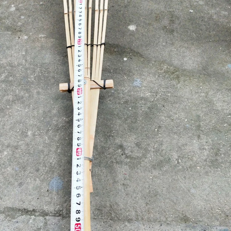 Экологически чистый натуральный материал, 9 зубьев, небольшие бамбуковые грабли для газона