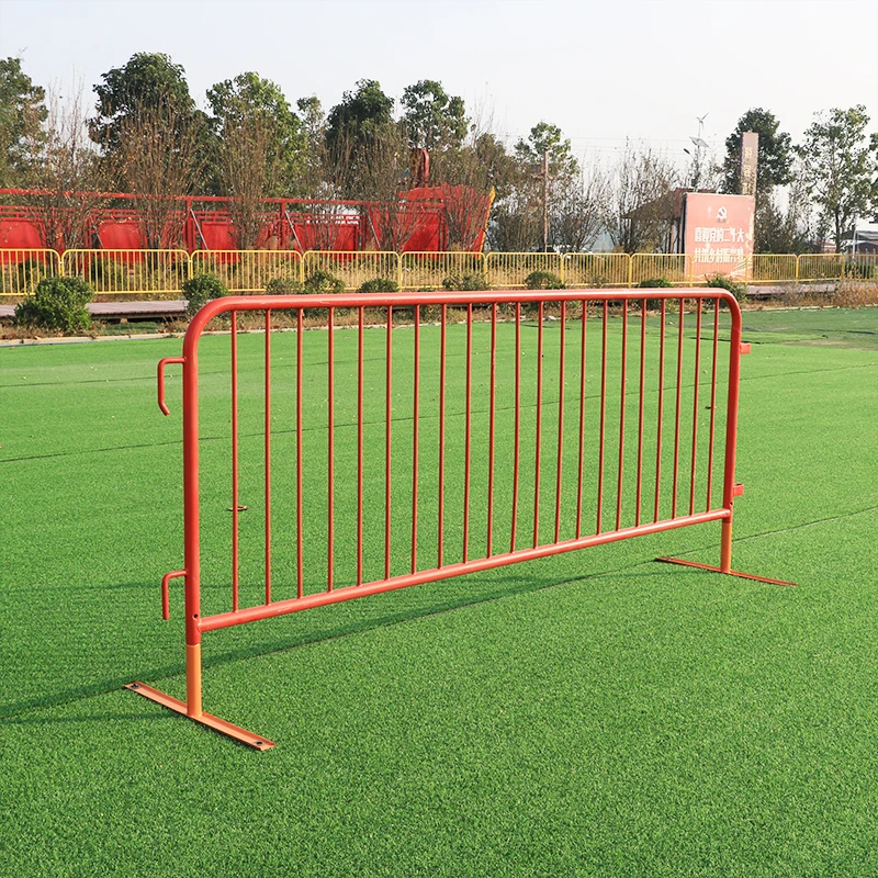 42 inch x 90 inch super heavy duty Crowd Control Barricade Fixed Leg Foot Barrier round frame  100% recyclable