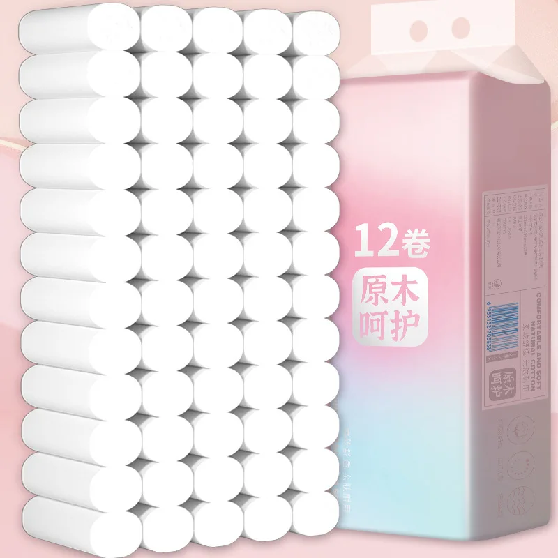 Hot Selling Bamboo Toilet Paper Rolls Cheap Household Cheap Cotton Pulp Toilet Tissue Paper