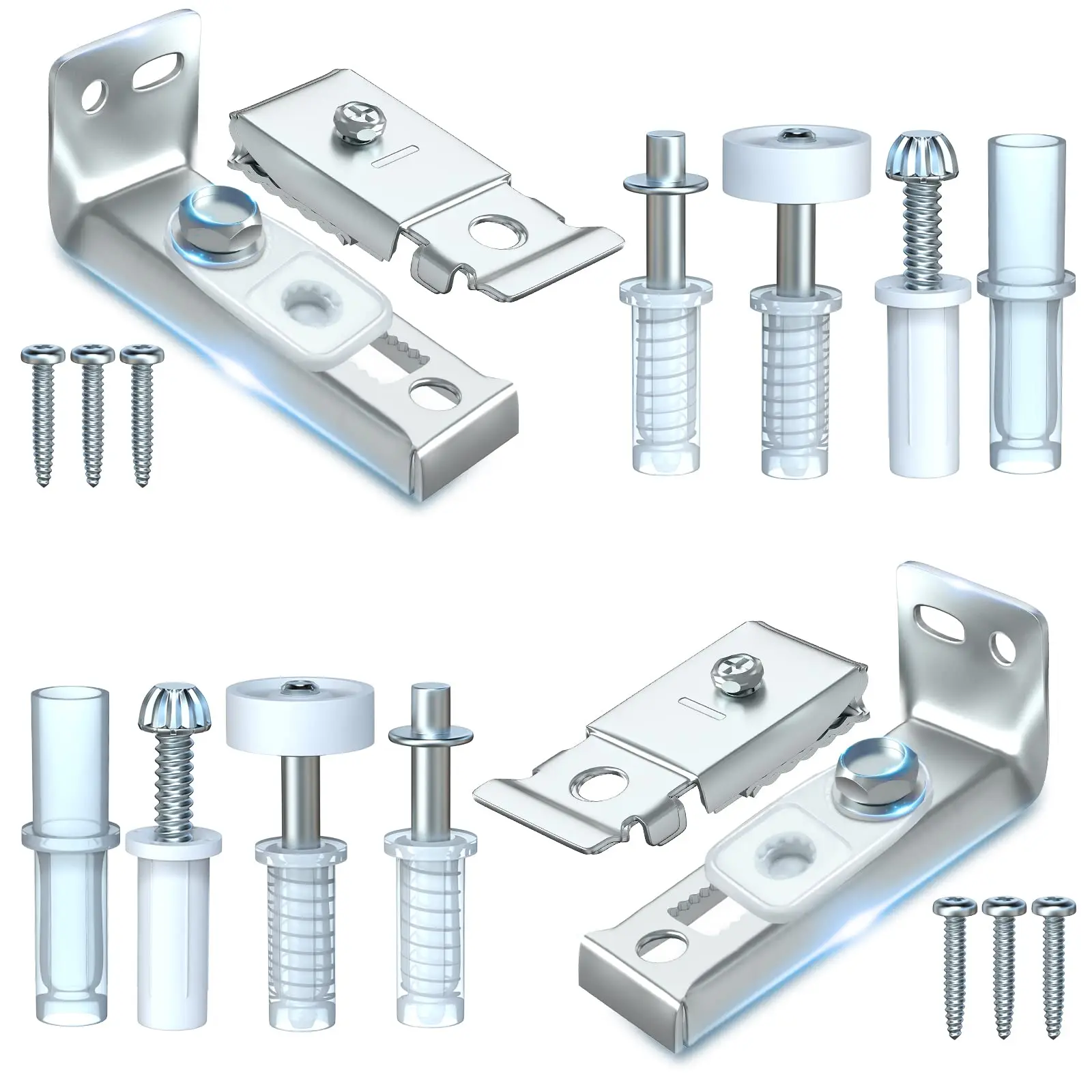 Bifold Door Hardware Repair Kit 2 Pack, Doors Replacement  for Folding Pocket Door