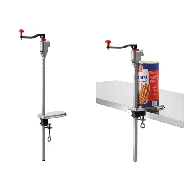 Heavy Duty Table Top Manual Can Opener With Stainless Steel Blade For Commercial Kitchen
