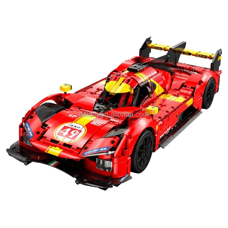 Cada C63008W 499P 1/10 Racing Roadster Sports Race Vehicle DIY Brick Cars Toys Building Block Sets