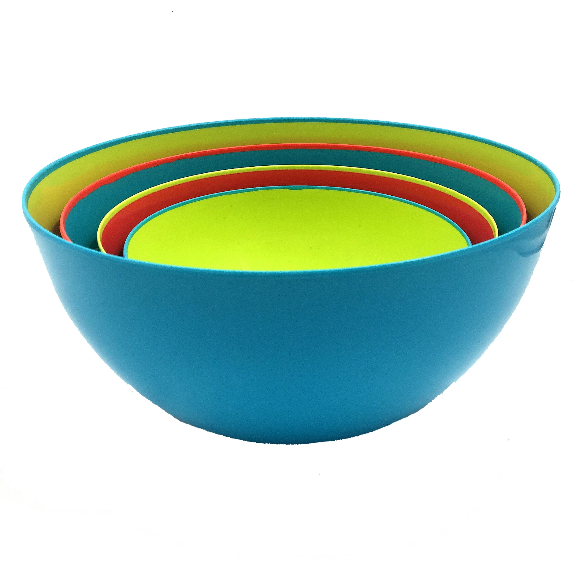 Экологически чистая разноцветная круглая Салатница из полипропилена без бисфенола А с крышкой, чаши для салата