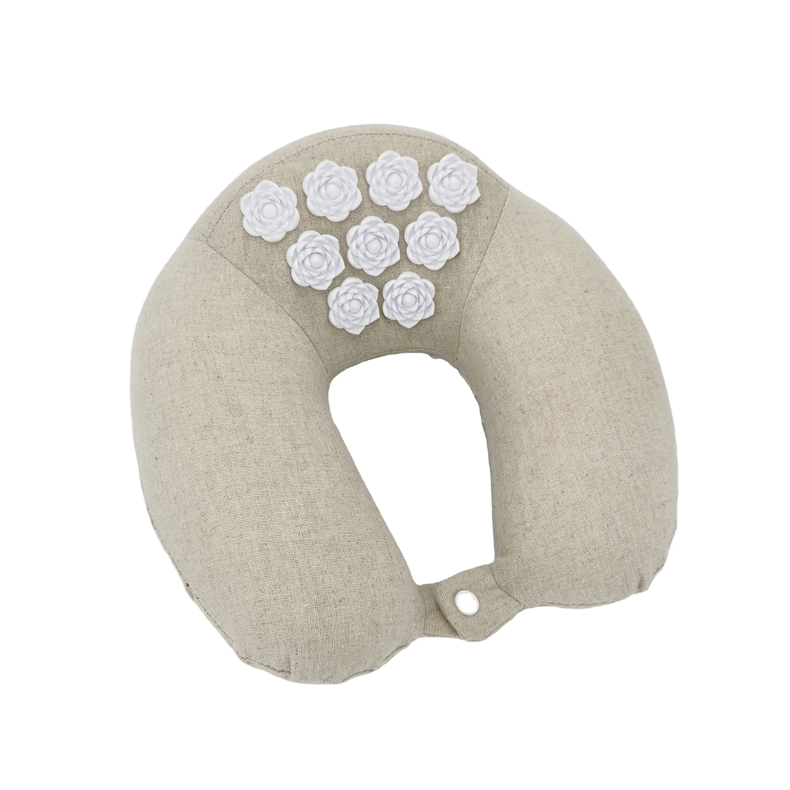 
Memory Foam Acupressure Neck Pillow Acupuncture Massage Cushion 