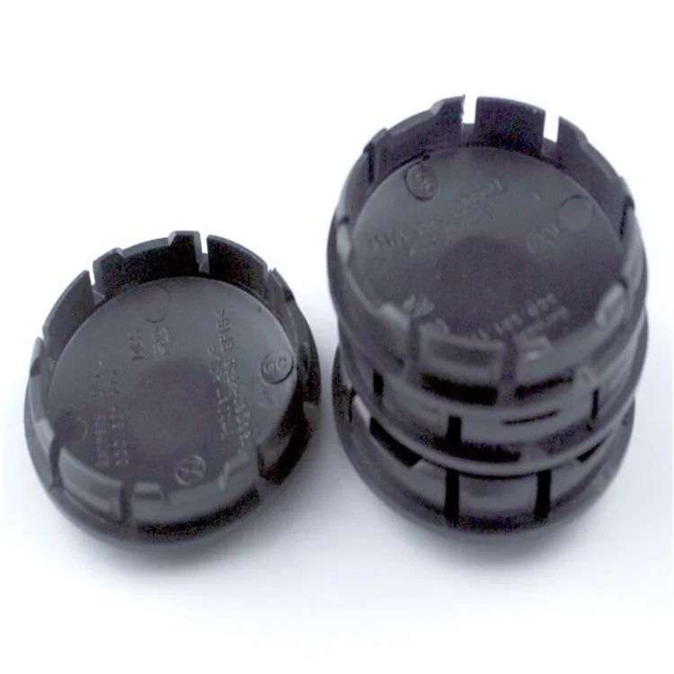 56mm ABS  Custom Chrome Car Decoration  Black Hub Cap Centre Cap Car Wheel Center Caps