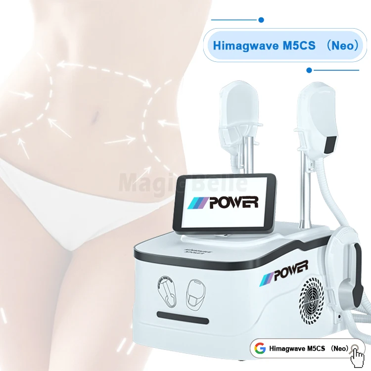 Newest 4 handles high intensity focused air cooling machine ems electromagnetic muscle stimulator ems hiemt