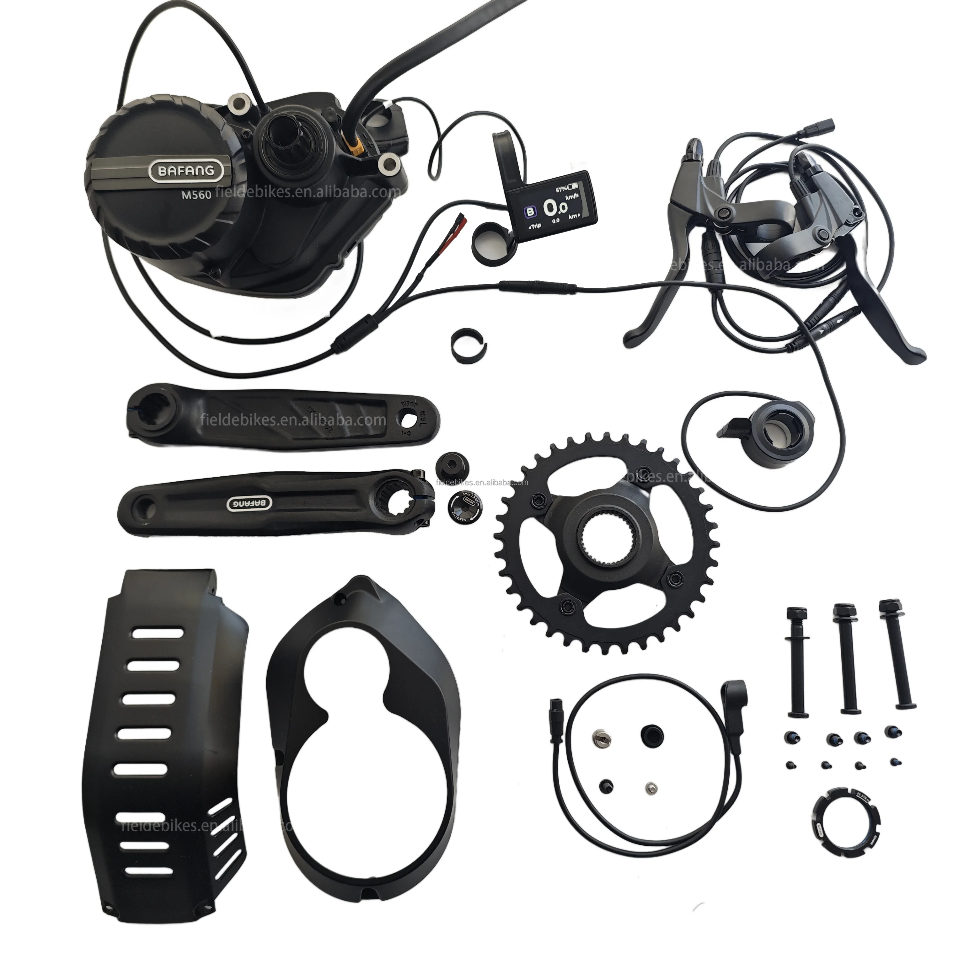 2024 Bafang M560 Mid Motor Kits Bafang 48v 750w MM G5300 Motor Kits With Bafang DPC245 BT Display And Different Speed Sensor