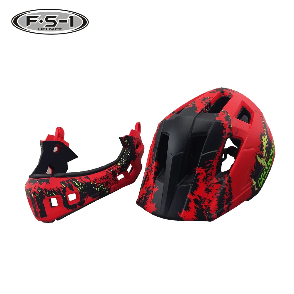 
CPSC certificated EPS kids bicycle helmet full face downhill child full face helmet bike 