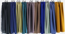 Fashion ribbed hijab chiffon scarf tudung bawal crinkle scarf crepe chiffon hijab for women shawls ripple pleated hijab shawls