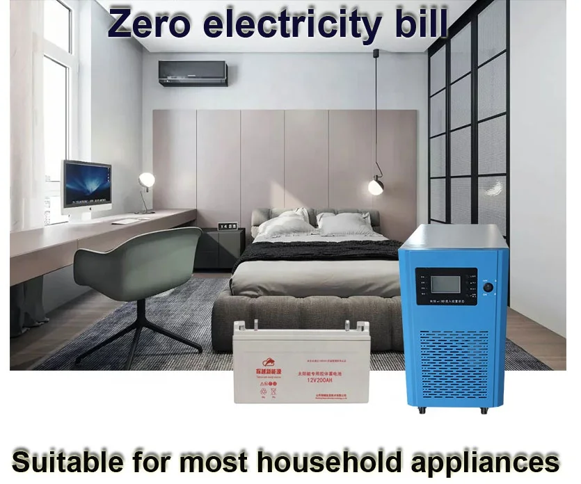 High Power Portable Electric 5000w 3Kw 5kw Solar Power Generator 200w with Panel Completed Set 1kwh 1000 watt for Home