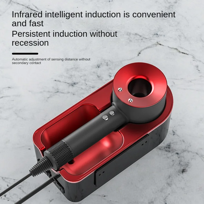 Hot Sale Home Storage Countertop Hair Dryer Holder Bathroom Acrylic Hair Styling Product Skin Care Products Tool Box Organizer