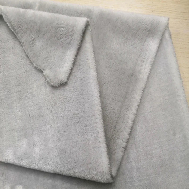 flannel fleece luxury double sided fabric stretch velvet sofa fabrics material wholesale for sofa toy clothing fabric