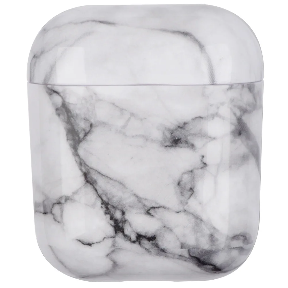 Высококачественный чехол для Airpod 2 3 тонкий из ТПУ с мраморным рисунком airpods pro