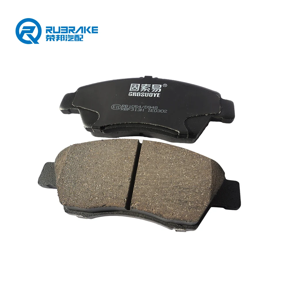 RUBRAKE Top quality D948 car auto parts front ceramic motorcycle brake pads for HONDA