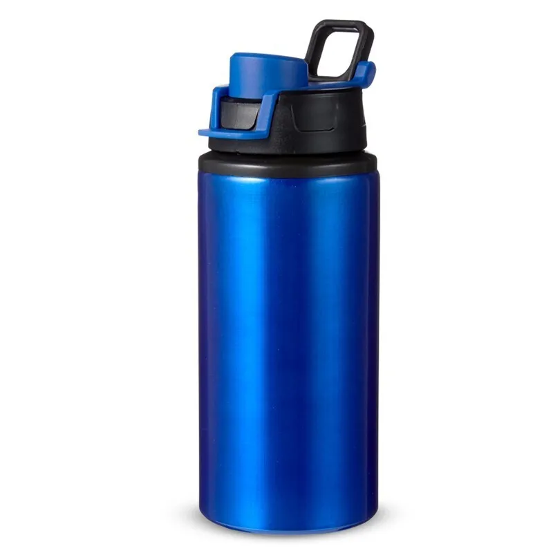 
500ml push-pull spout lid aluminium sports water bottle 