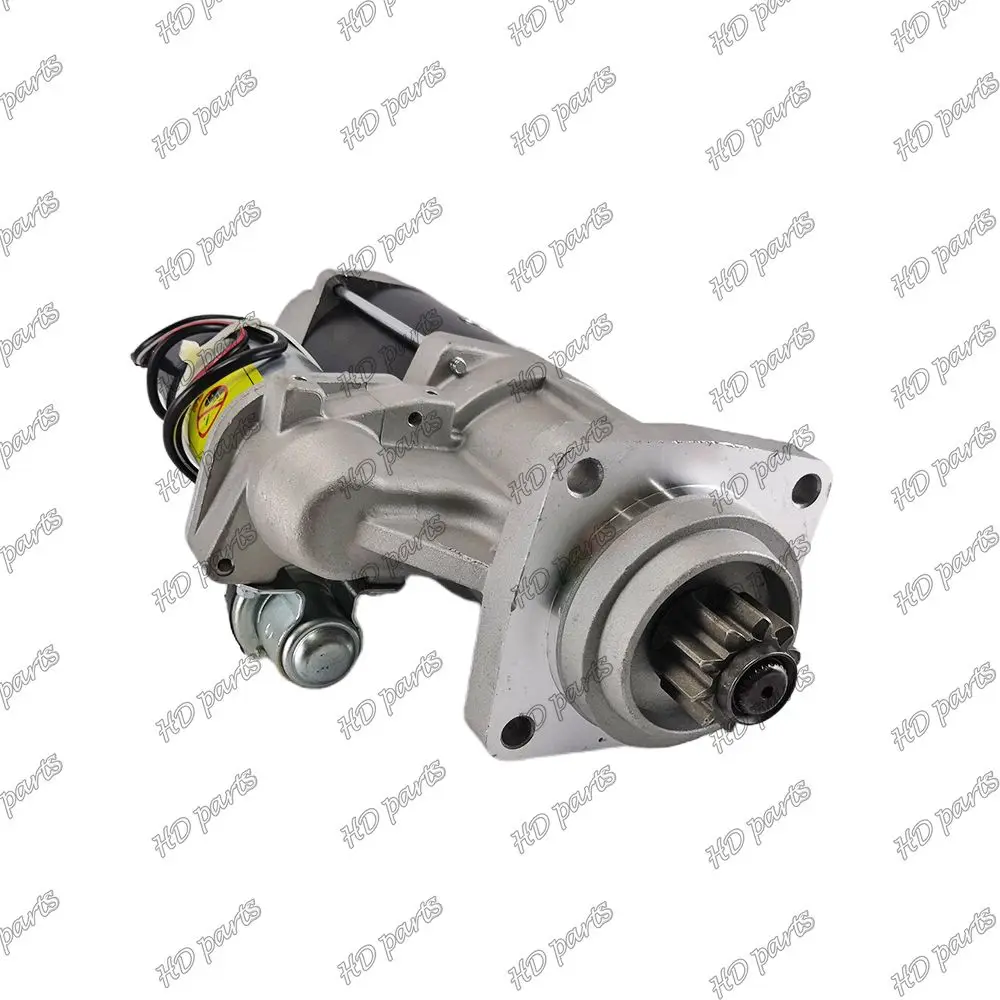 QSB6.7 R290-9 Starter Motor 24V 10T 7.5KW 4934655 4935789 5336432 128000-256 For Cummins Engine