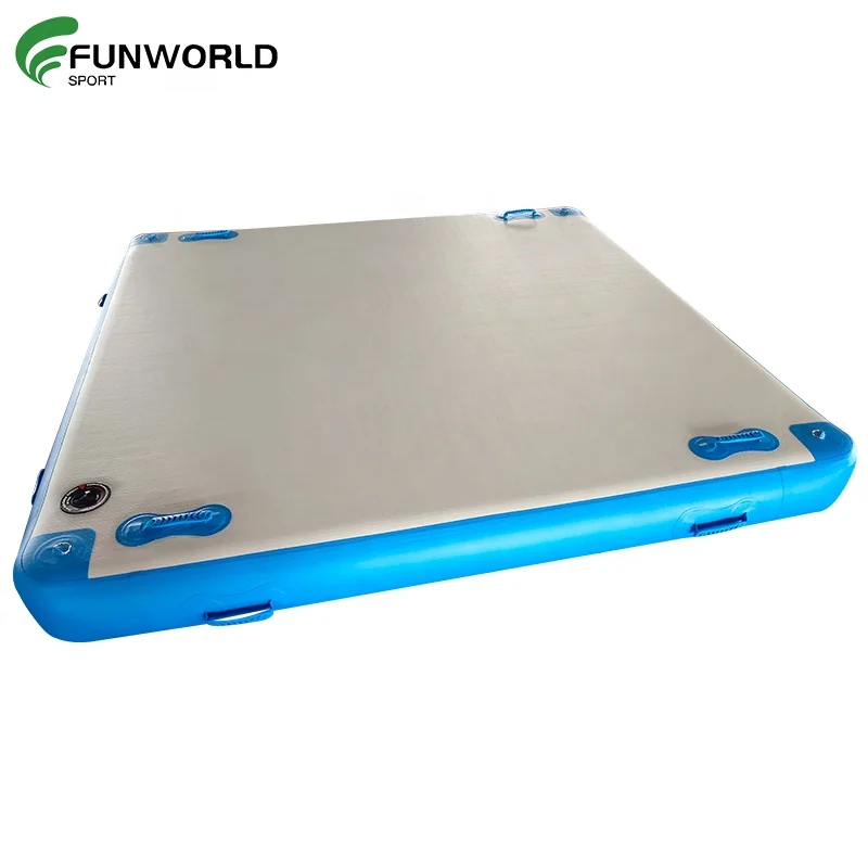 DWF Gonfiabile Stuoia of Water Galleggiante Dock di Nuotata Pesca Pontone Piattaforma Ponte Aereo Goccia-Punto Elephant ante