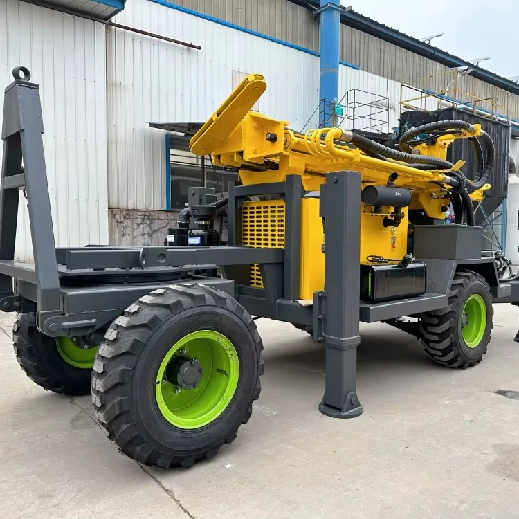 Hot Selling Hydraulic Exploration Drilling Rigs Wheeled Water Well Drilling SM-200W 200m