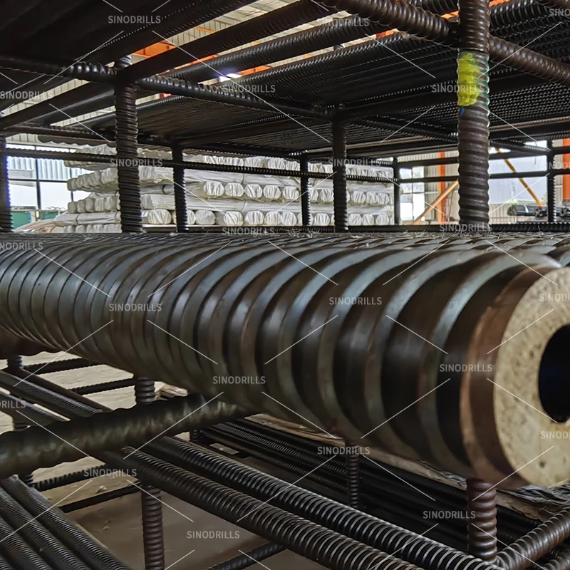 SINODRILLS Self Anchor Drilling Bar Tunnel Steel Hollow Anchor Bolt Expansion Shell Rock Bolt