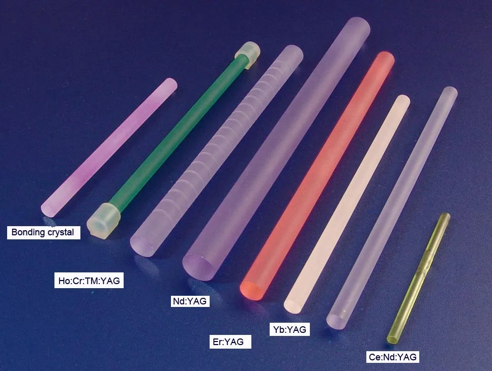 378mm 585mm 6110mm 7145 mm 8185mm 8165mm 8185mm 8195mm 1064nm Nd YAG Laser Rod