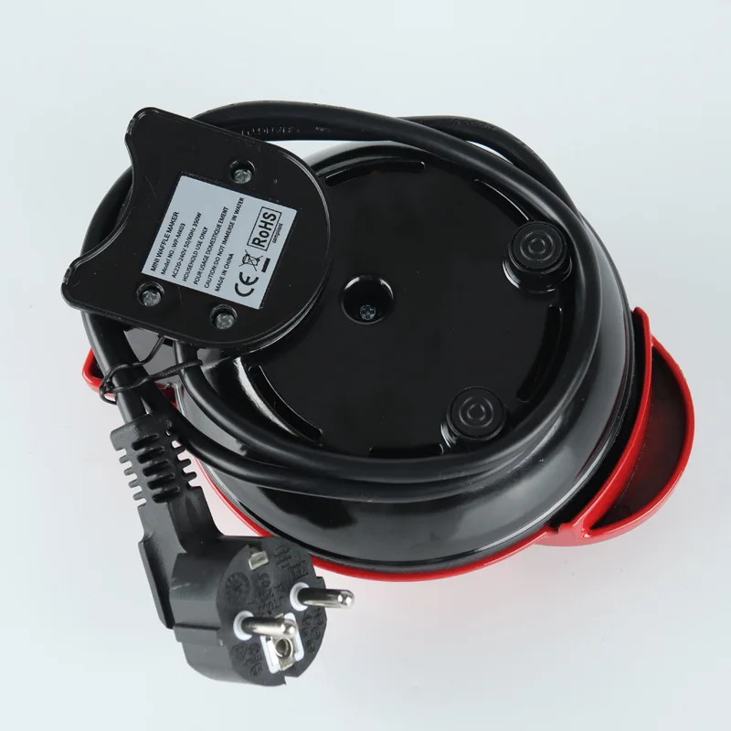 Custom Mini Breakfast Making Machine For Sandwich Toaster Egg Bubble Cake Oven Plate Home Electric Belgian Waffle Maker