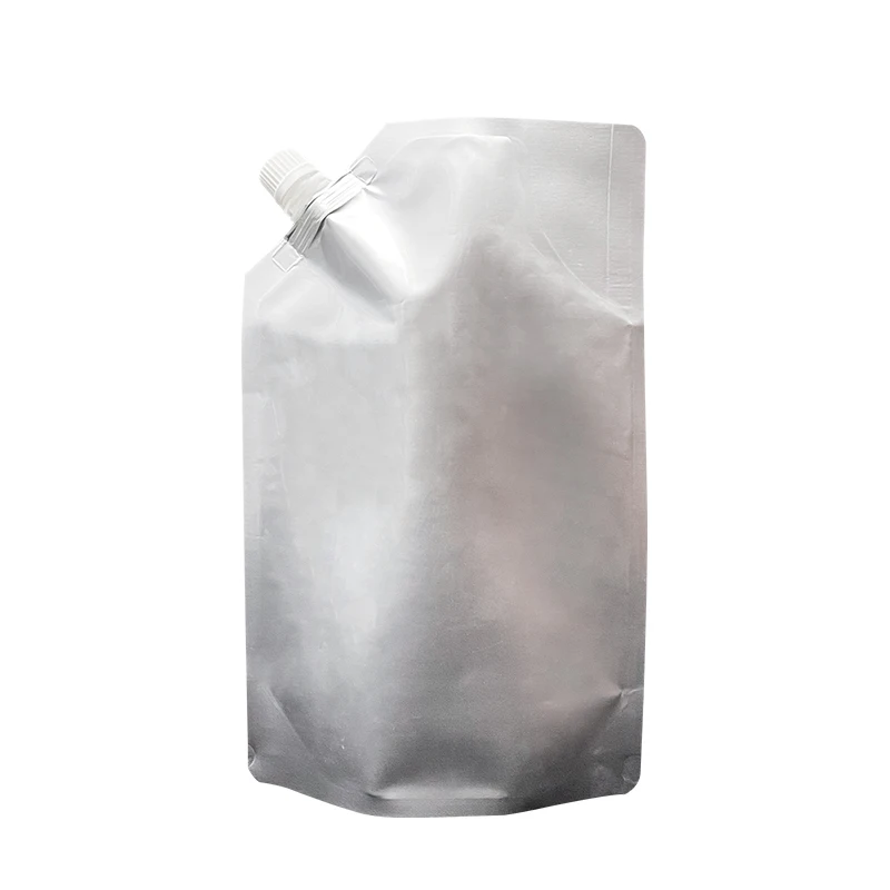 custom logo resealable pouring liquid bag bottom gusset stand up spout pouch bag soap liquid shampoo pouch bag