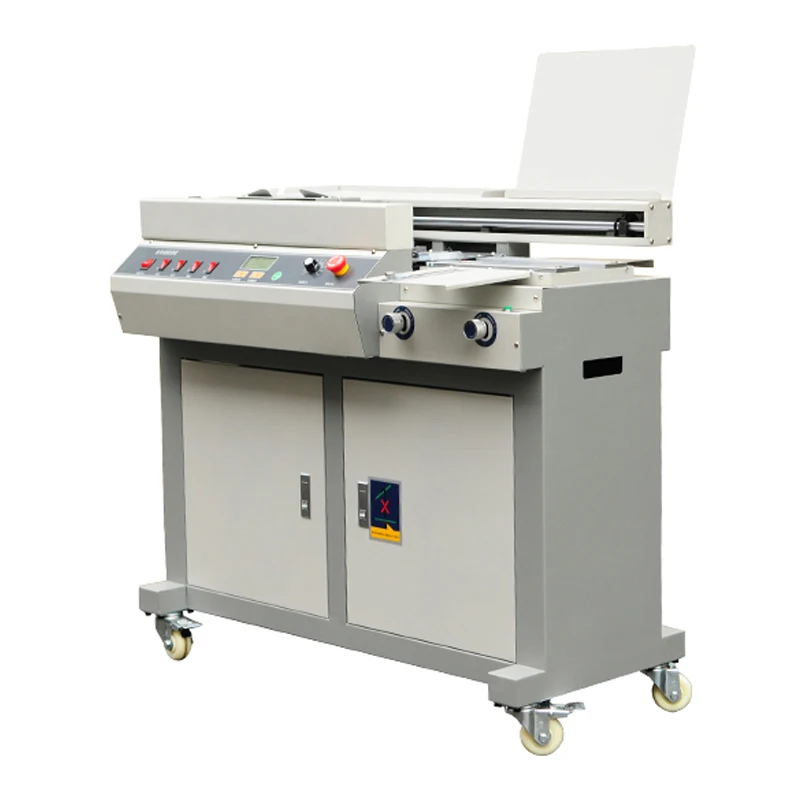 Automatic electric hot glue book binding machines office equipment maquina de encuadernacion