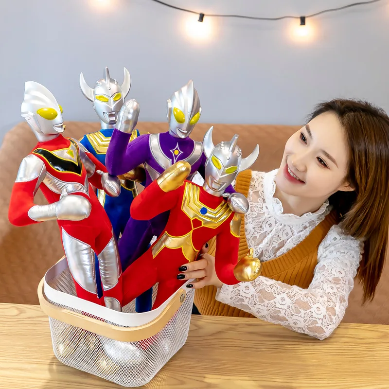 Плюшевая игрушка Ultraman плюшевая кукла Altman суперчеловеческие плюшевые игрушки оптовая продажа мультяшных кукол супергероев для детей