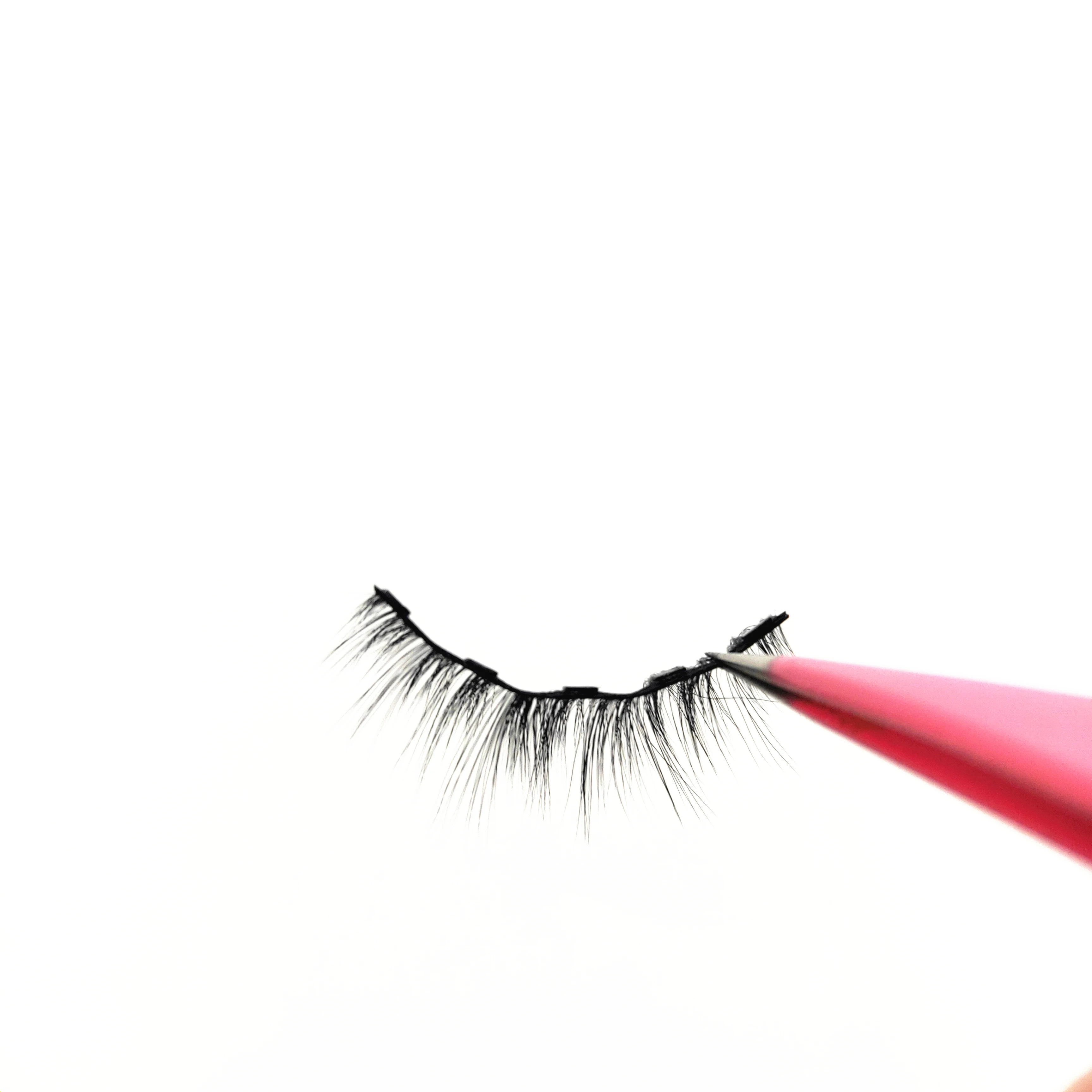 
Provide label packaging 5 magnets with eyeliner faux mink magnetic lashes mink magnetic eyelashes 