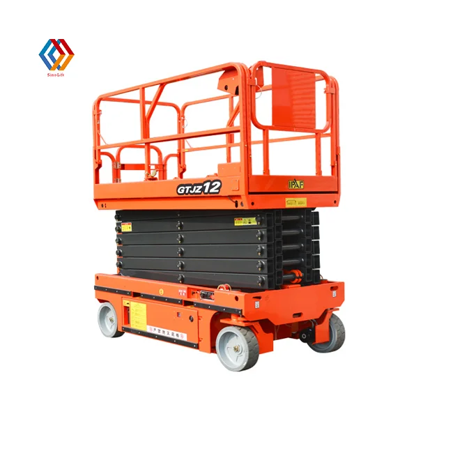 Chinese Brand 4M-18M 500KG Movable Electric Scissor Lift Tables Man lift Platform Lift Price