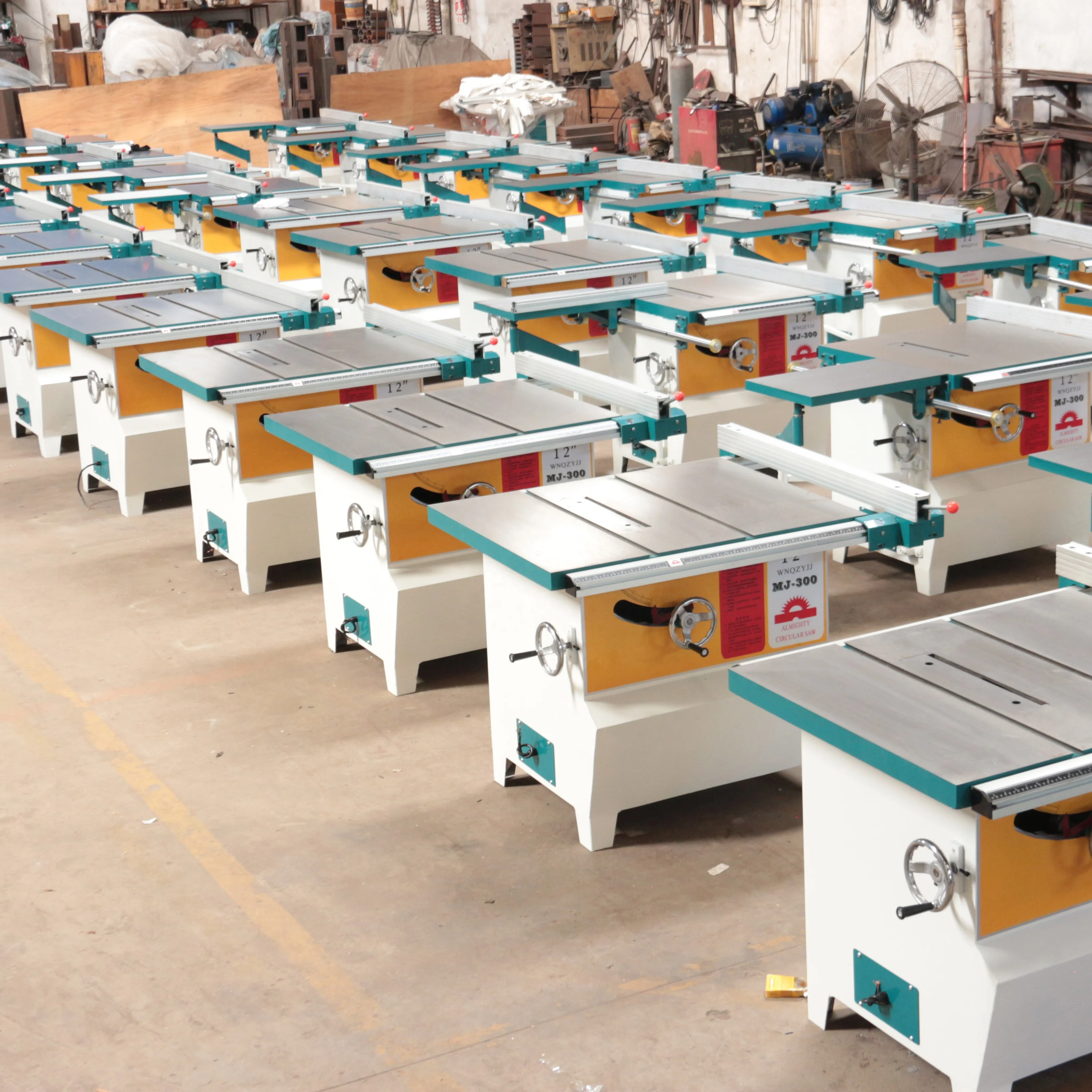 MJ300 Almighty sliding table circular saw with mobile workbench woodworking circular saw