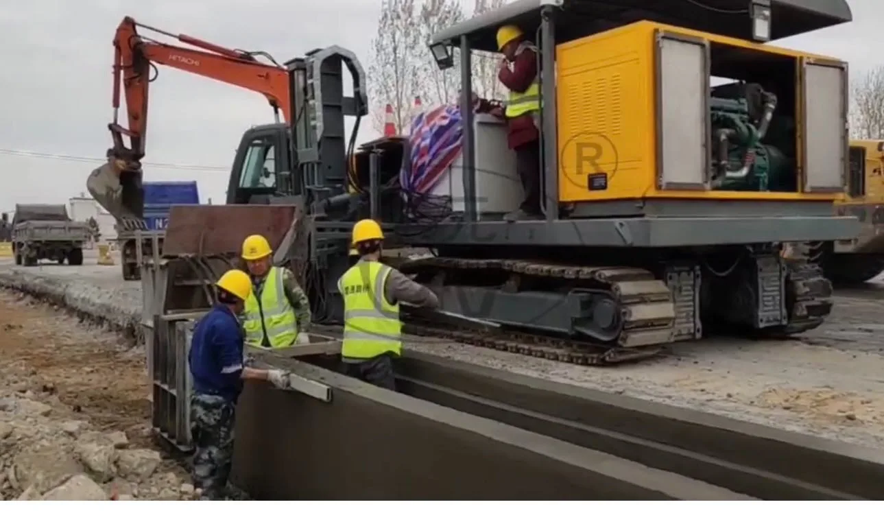 slipform curb machine ditch witch machine p 80 mesin drainase