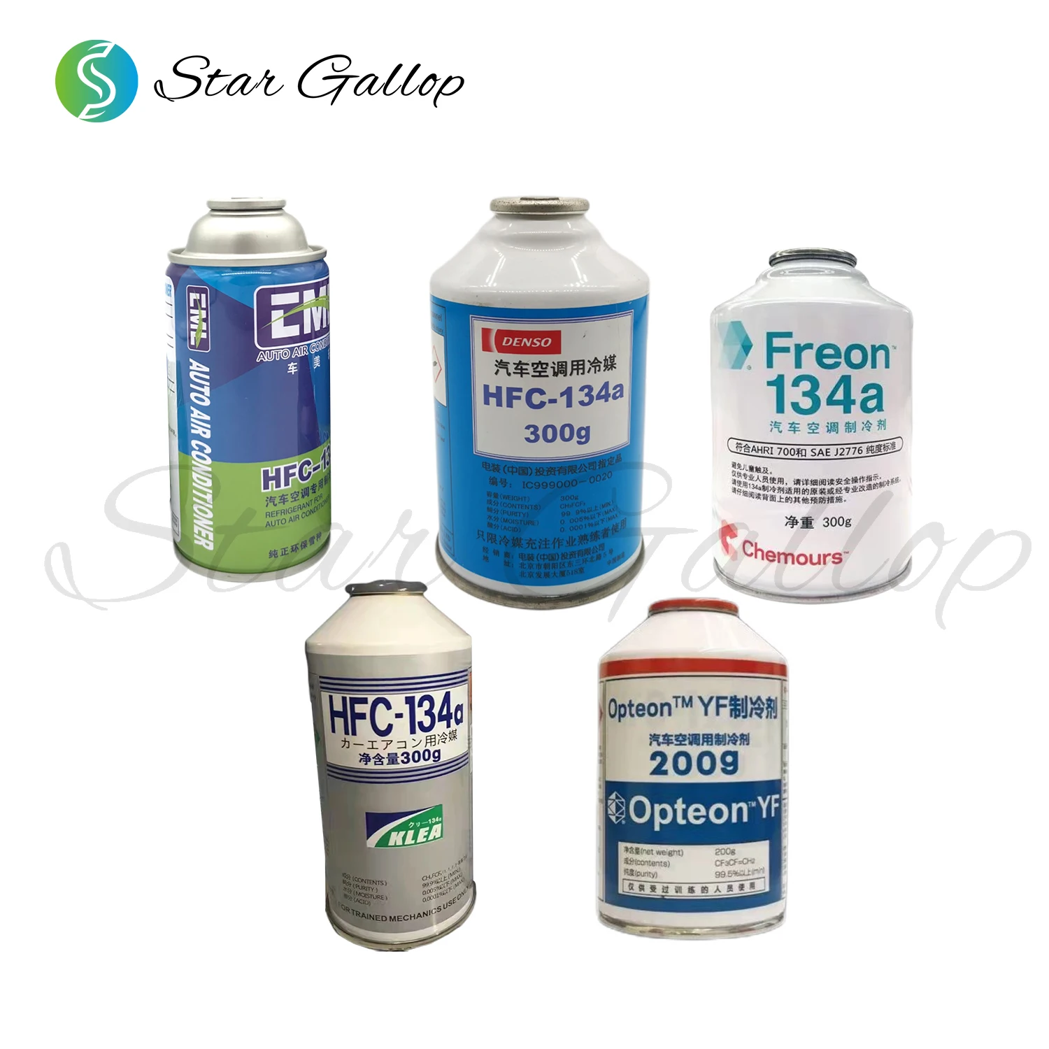 Auto Industrial Anti-corrosion Car Gas Refrigerant 99% Purity Automotive Air Conditioner 134A Refrigerant Gas for Auto Factory