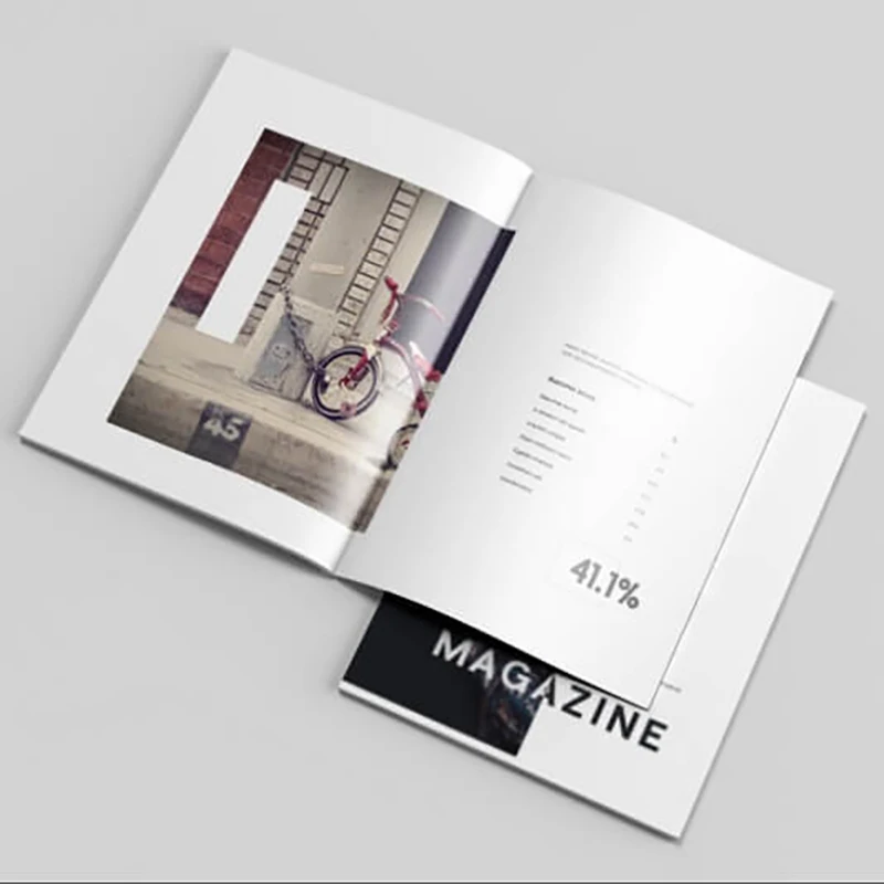 Free Samples Cheap Cost Full Color Customized Modern Living Magazine Printing Company