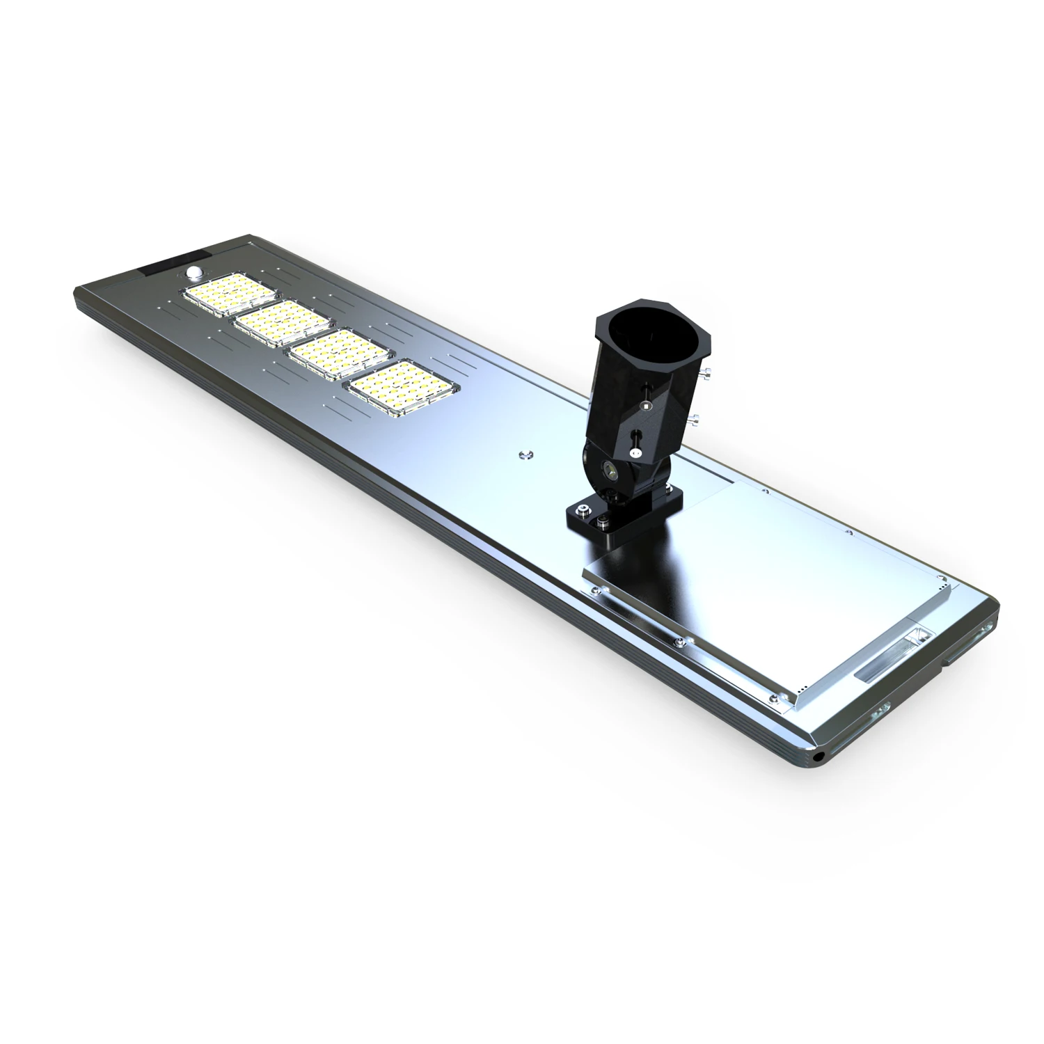 ESHINE 5 years warranty explosion-proof glass body 40w 80w 100w 120w waterproof led all-in-one outdoor solar street light