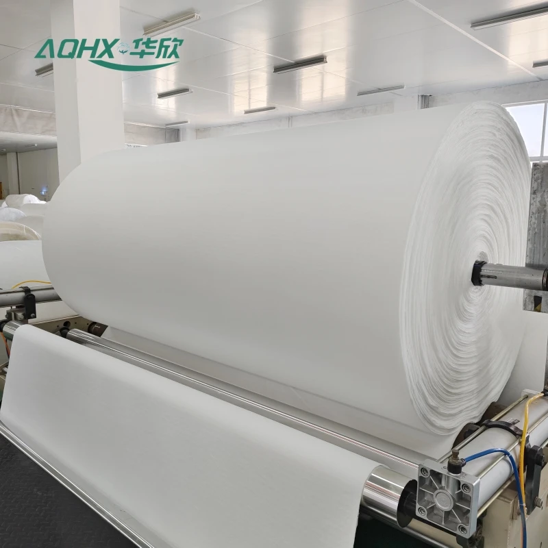 Bamboo Fiber Spunlace Non-woven Fabric with Natural Antibacterial Effect, Raw Material for Sanitary Products