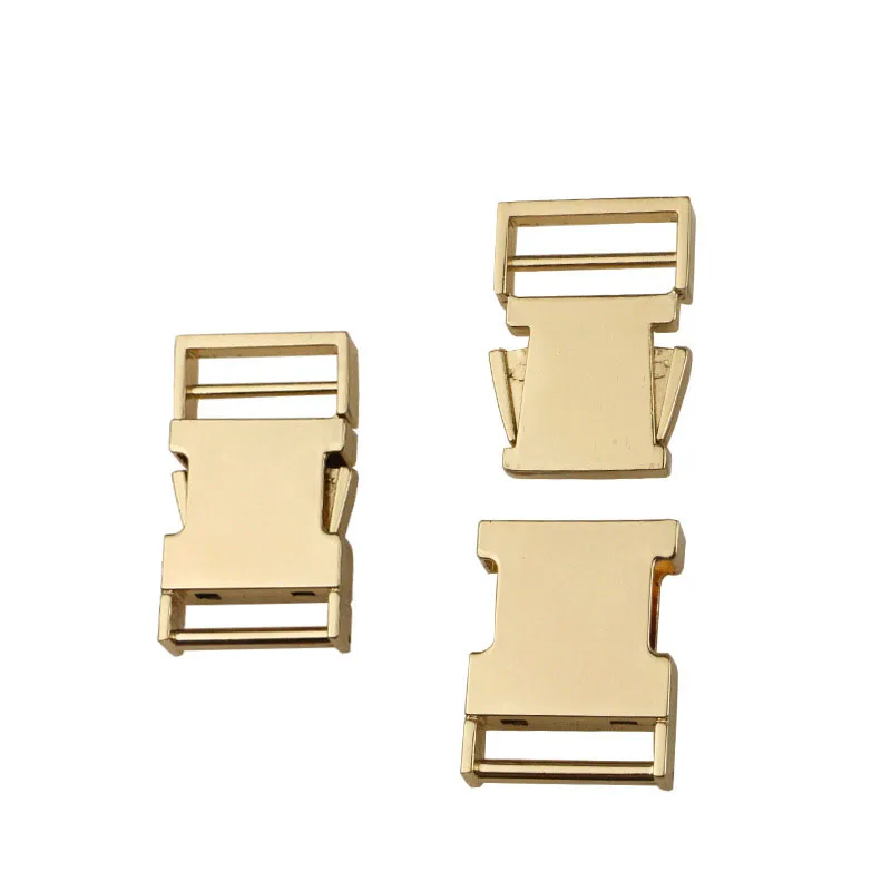 RW 14-38MM High Quality Zinc Alloy Backpack Strap Flat Quick Release Buckle Luggage Bag Accessories Dog Collar Metal Buckle