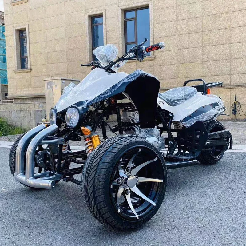 Adult  ATV Powerful Three-wheeled ATV 200CC Electric Start Inverted tricycle ATV