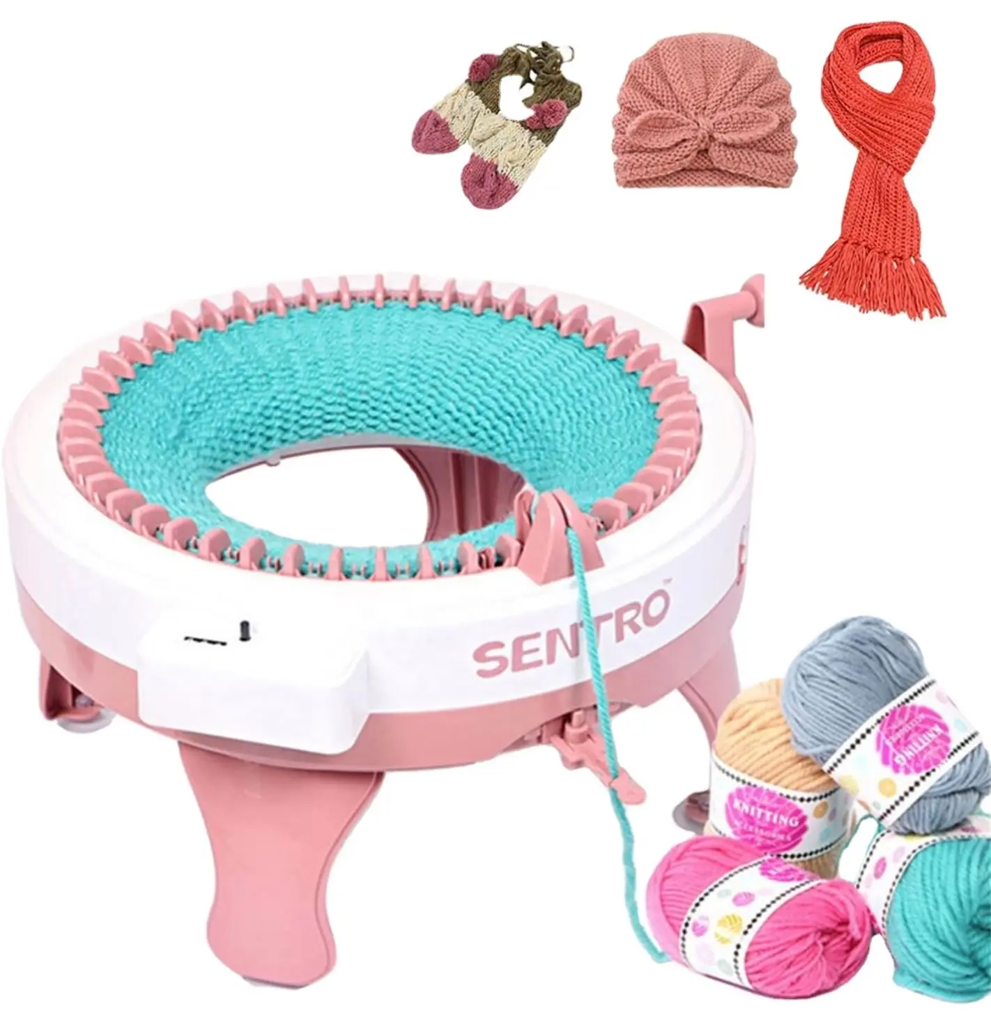 Новый дизайн Sentro 48 иглы ручная удобная машина круглая вязальная игрушка для детей