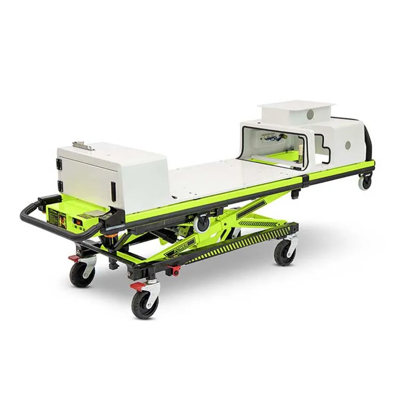 X hydraulic electronic emergency rescue ambulance trolley stretcher hospital injured equipment transfer bed