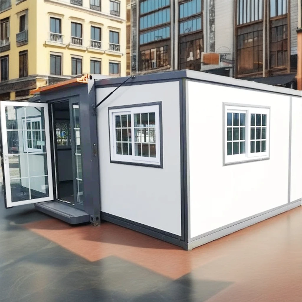 Customized 20-Foot Prefabricated Shipping Container House Modern Steel Small House Kit for Hotels and Shops