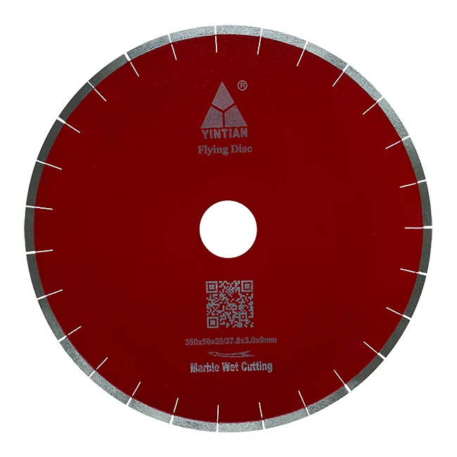 2023 YINTIAN High Quality 350mm 14Inch Flying Disc Marble Saw Blade Cutting Disc with Smooth and Precise Cutting Performance