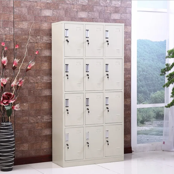 Horizontal metal lockers lockers metal steel key lock lockers metal steel 12 doors armadietto in acciaio