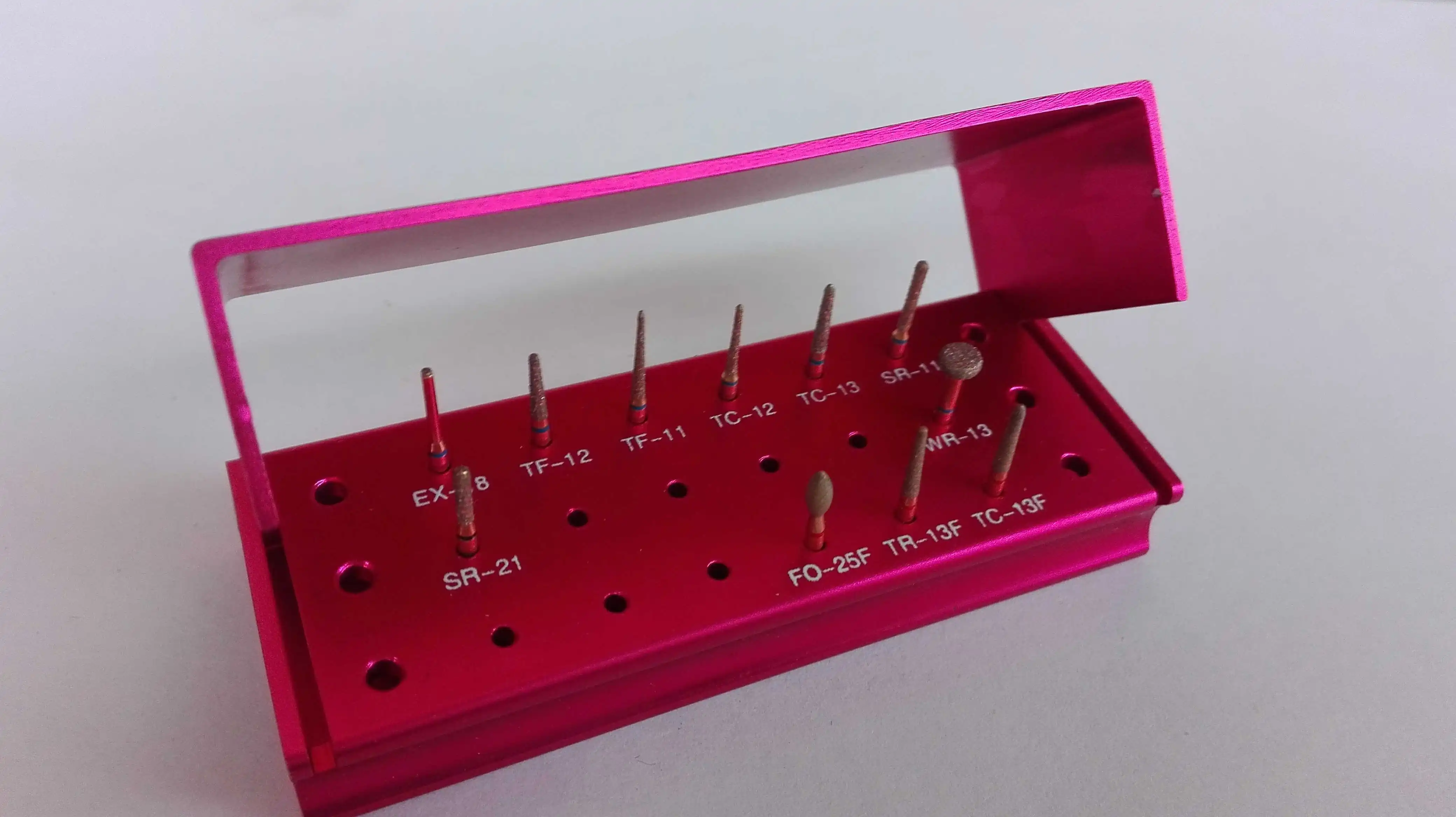 Stainless Steel Round Pear Shaped High Speed Dental Burs Diamond/diamond burs